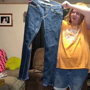 Super low cut skinny jeans